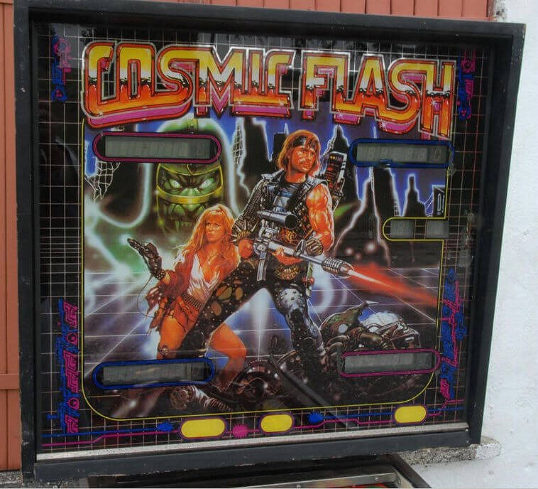 Cosmic Flash is a pinball machine released by Bell Games in 1983, showcasing the vibrant and captivating world of cosmic themes.