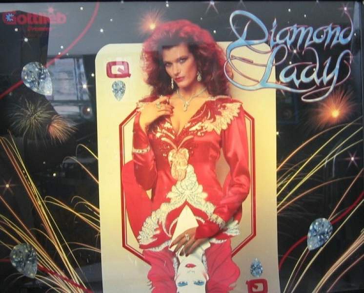 Diamond Lady is a pinball machine designed by John Trudeau and released by Gottlieb in 1988, featuring a casino and gambling theme.