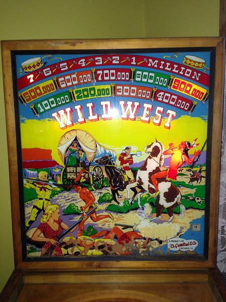 Wild West is a vintage pinball machine released by Gottlieb in 1951. It features iconic Western-themed artwork and gameplay typical of the early 1950s.