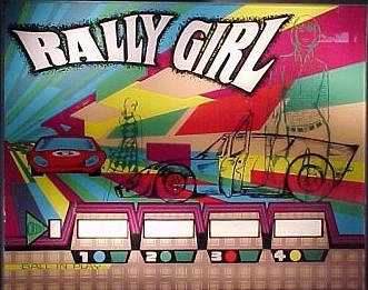 Rally Girl is a vintage electromechanical pinball machine released in 1966 by the company Rally. It features a classic design typical of games from this era, with mechanical scoring and a straightforward playfield layout.