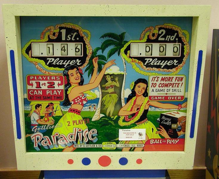 Paradise is a classic electro-mechanical pinball machine released by Gottlieb in 1965. Known for its beach theme, the game features vibrant artwork and gameplay elements that capture the essence of a tropical paradise.