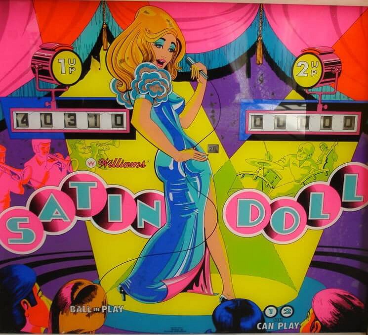 Satin Doll is a pinball machine produced by Williams, released in 1975.