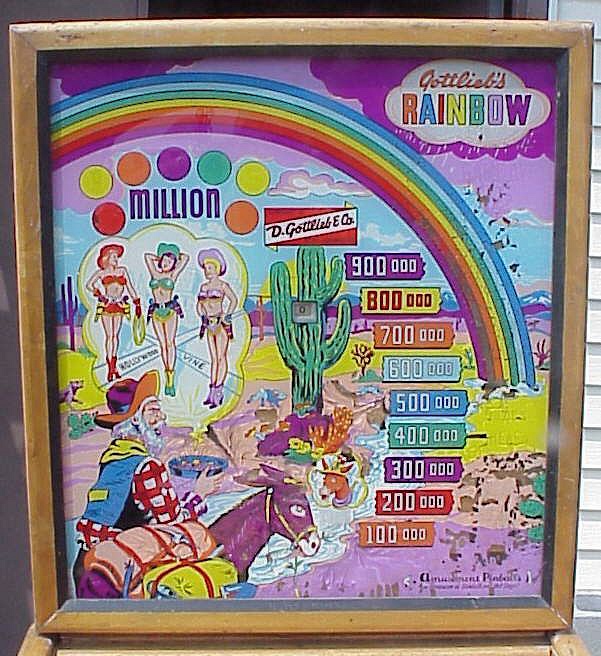 Rainbow is a classic pinball machine released by Gottlieb in 1956. It features a vibrant and colorful theme that captured the essence of its time.