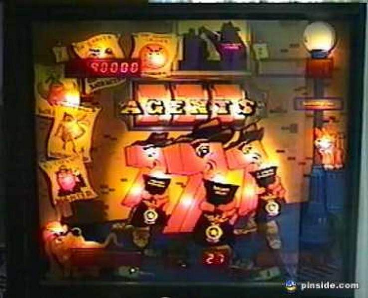 Agents 777 is a pinball machine released by Game Plan in 1983. It features a spy theme with unique artwork and gameplay elements centered around espionage and secret agents.