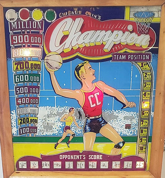 Champion is a pinball machine released by Chicago Coin in 1949.