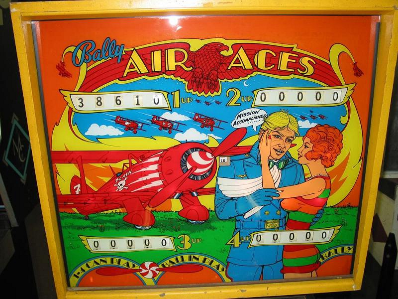 Air Aces is a vintage pinball machine released by Bally in 1975. Known for its aviation theme, it features vibrant artwork and engaging gameplay centered around flying aces.