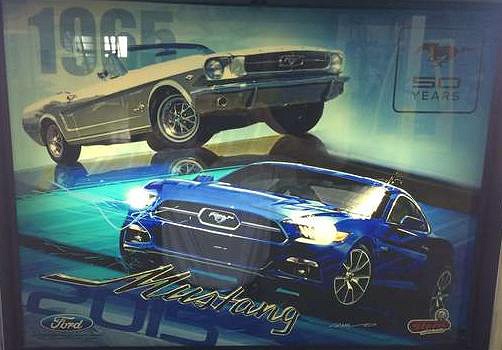 Mustang (Premium) is a pinball machine released by Stern in 2013 as part of the celebration of the 50th anniversary of the Ford Mustang. It features automotive-themed gameplay with multiple exciting modes.
