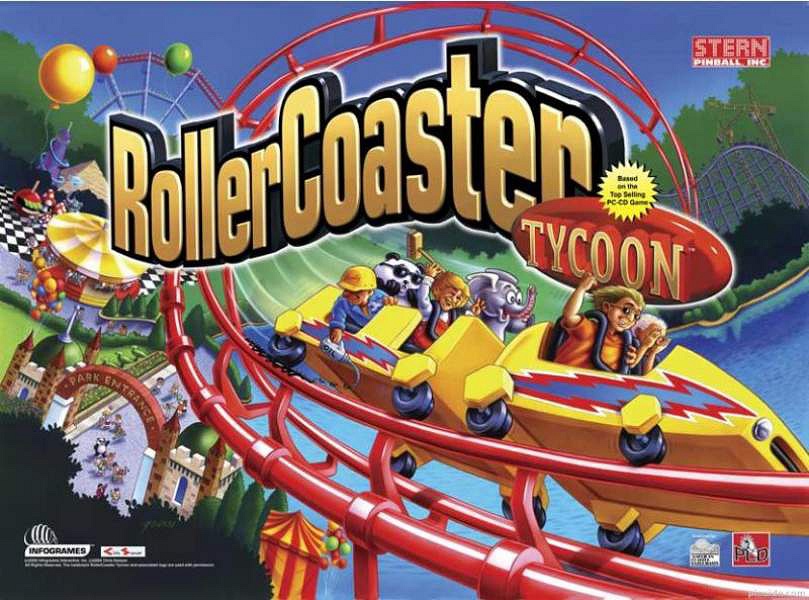 RollerCoaster Tycoon is a pinball machine with an amusement park theme, inspired by the popular video game series. Manufactured by Stern Pinball, it features a dynamic playfield and various interactive elements.