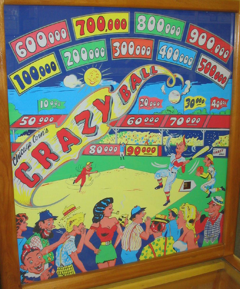 Crazy Ball is an arcade game released in 1948 by Chicago Coin, known for its engaging gameplay and mechanical features.