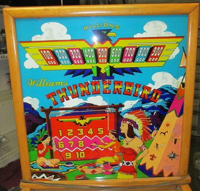 Thunderbird is a classic pinball machine released by Williams in 1953. Known for its vintage charm and engaging gameplay, it has become a collector's item.