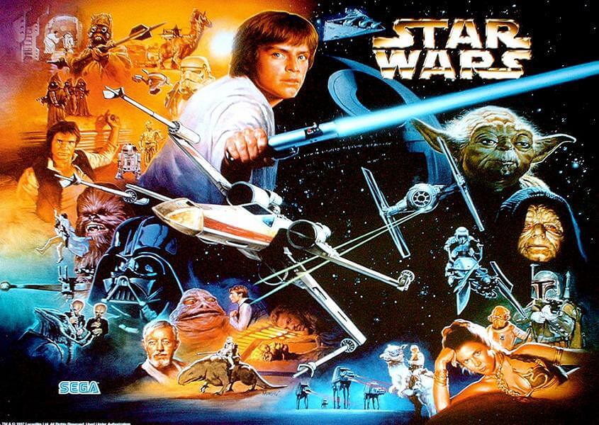 Star Wars Trilogy is a pinball machine released by Sega in 1997, capturing the iconic moments and themes from the original Star Wars film trilogy.