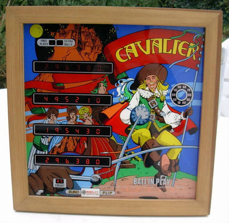 Cavalier is a solid-state digital pinball machine produced by Recel.
