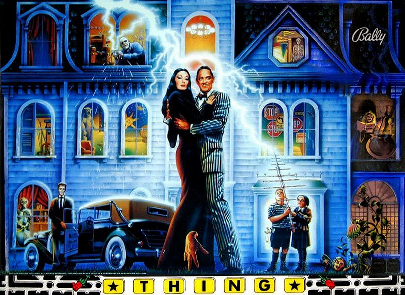 The Addams Family Special Collectors Edition, also known as 'The Addams Family Gold,' is a limited edition pinball machine released by Bally. It is based on the popular Addams Family franchise and is known for its unique gameplay features and design.