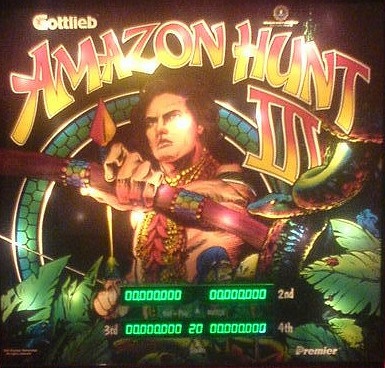Amazon Hunt III is a pinball machine released by Gottlieb in 1990 as part of the Amazon Hunt series.