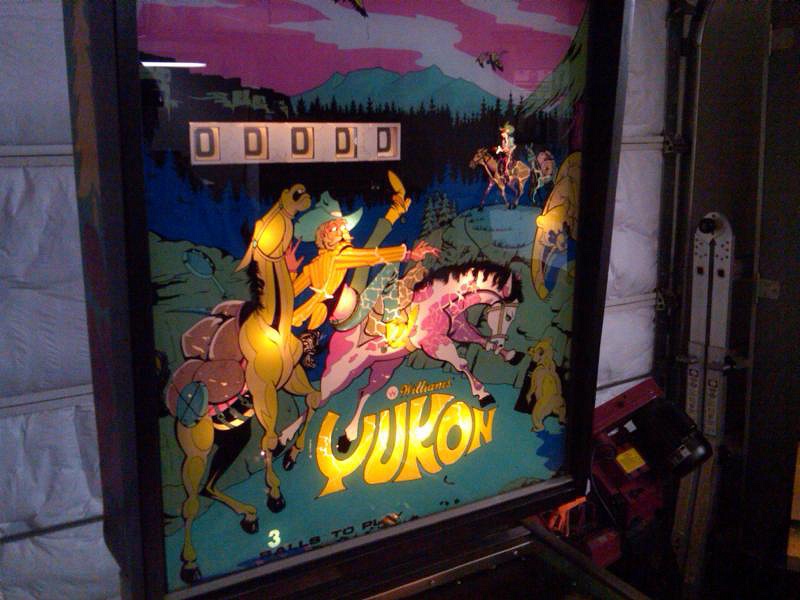 Yukon (Special) is a classic electro-mechanical pinball machine produced by Williams in 1971. It features a detailed Western theme centered around the Yukon Gold Rush.