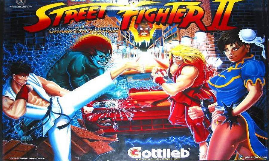 Street Fighter II is a pinball machine produced by Gottlieb and released in 1993. It is based on the popular Capcom video game of the same name.