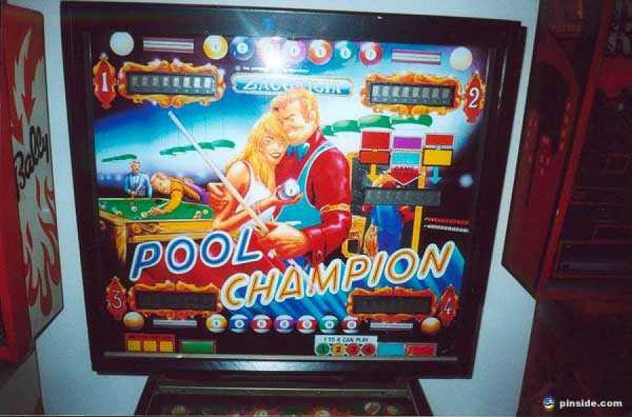 Pool Champion is a pinball machine released by Zaccaria in 1984, featuring a pool/billiards theme.