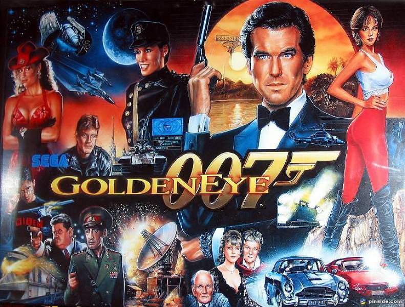 Goldeneye is a pinball machine produced by Sega, based on the 1995 James Bond film of the same name.