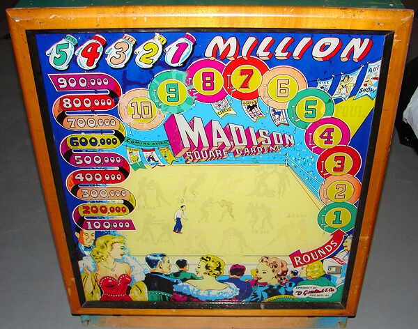 Madison Square Gardens is a classic pinball machine produced by Gottlieb in 1950.