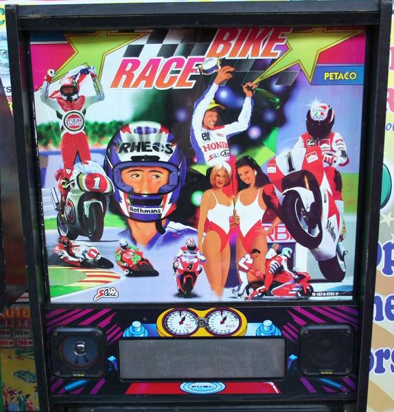 Bike Race is an arcade game developed and released by Sleic in 1991. This game combines elements of racing and pinball, providing players with an interactive experience involving a virtual bike race.