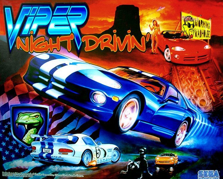 Viper Night Drivin' is a pinball machine released by Sega in 1997. It features a vibrant car racing theme with engaging gameplay mechanics and immersive soundtracks.