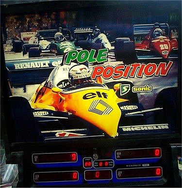 Pole Position is an arcade racing game developed by Segasa, released in 1985. It is based on the original Pole Position game by Namco, which is known for its realistic driving simulation based on Formula 1 Grand Prix racing.