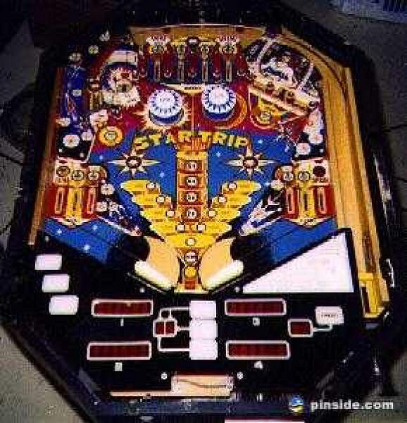Star Trip is a pinball machine released by Game Plan in 1979. It features a space-themed design, incorporating vibrant artwork and engaging gameplay mechanics that reflect the era's fascination with outer space.