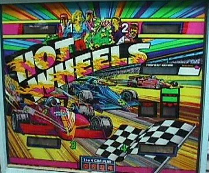 Hot Wheels is a pinball machine produced by Zaccaria, an Italian company, in 1979. It features a car racing theme inspired by the popular Hot Wheels toy line.