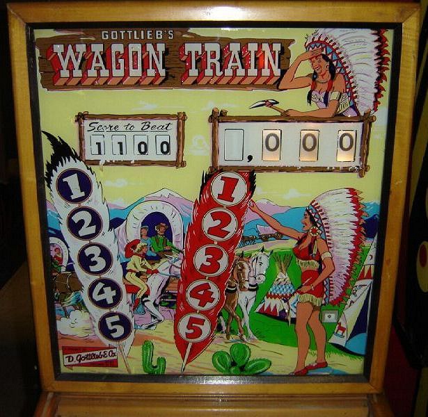 Wagon Train is a classic pinball machine released by Gottlieb in 1960, themed around the western migration across the United States.