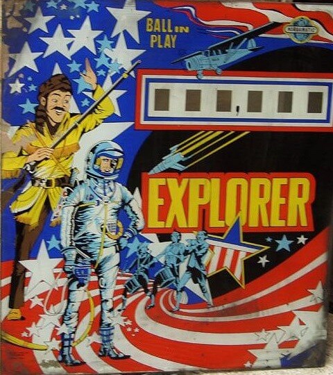 Explorer is a pinball machine designed and produced by Nordamatic, released in the year 1975. It is known for its classic features and engaging gameplay typical of the era.