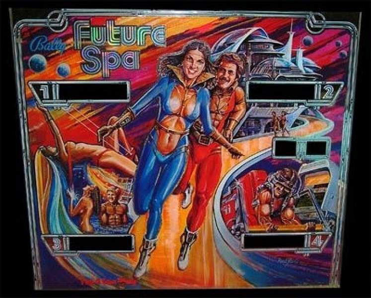 Future Spa is a pinball machine released by Bally in 1979, known for its distinctive futuristic and spa-themed artwork.