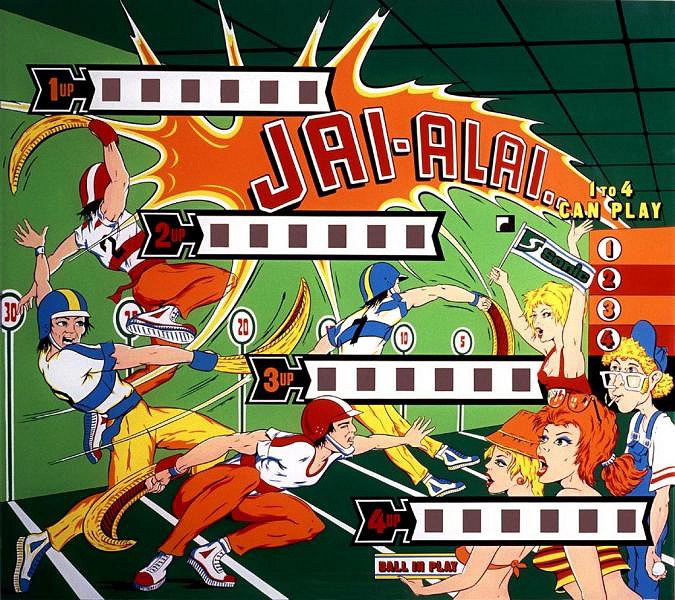 Jai Alai is a pinball machine released by Segasa-Sonic in 1977. It is themed around the traditional Basque sport of jai alai.