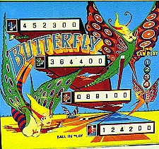 Butterfly is a Spanish-made electro-mechanical pinball machine released by Sonic in 1977.