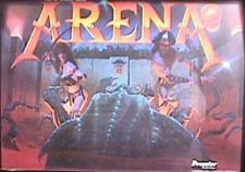 Arena is a pinball machine designed by Gottlieb, released in 1987. It features a futuristic theme with elements that are inspired by competitive battles.