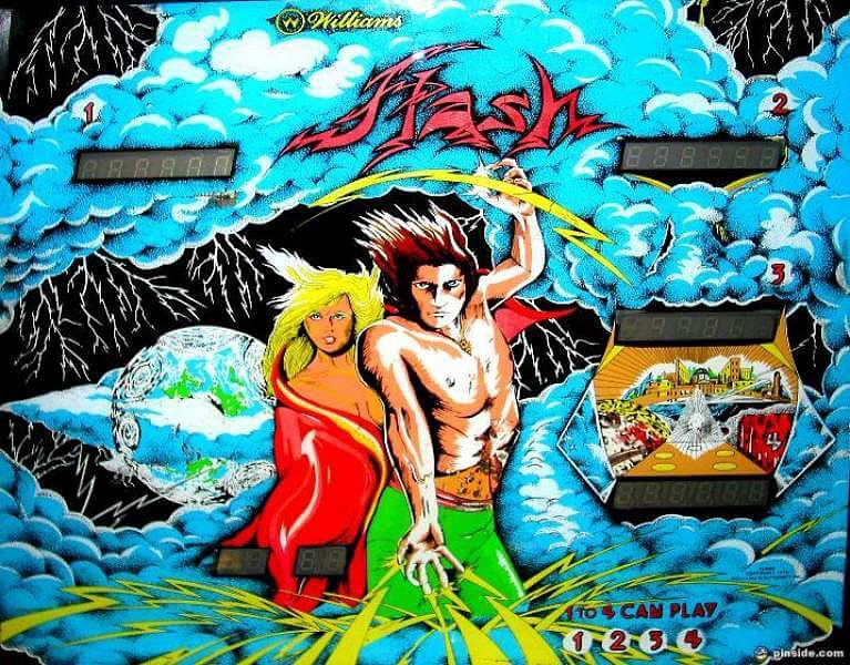 Flash is a classic pinball machine released by Williams in 1978. It is notable for being one of the first pinball machines to feature electronic sound and a dynamic playfield design.