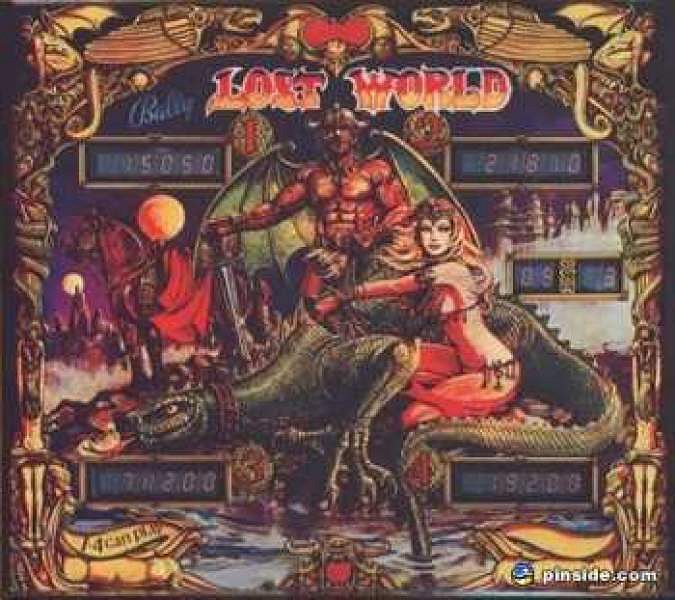 Lost World is a fantasy-themed pinball machine released by Bally in 1978, featuring mythical creatures and a prehistoric world.
