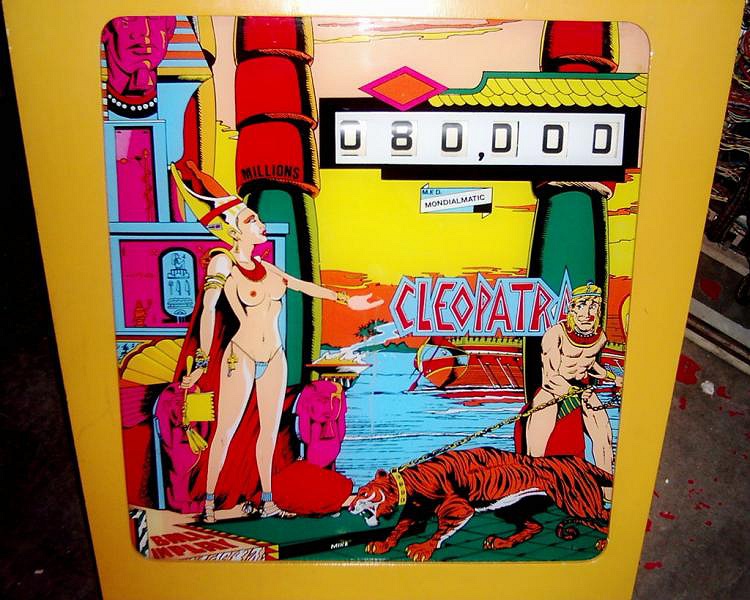 Cleopatra is an electromechanical pinball machine released by Mondialmatic in 1978 featuring an Egyptian theme.