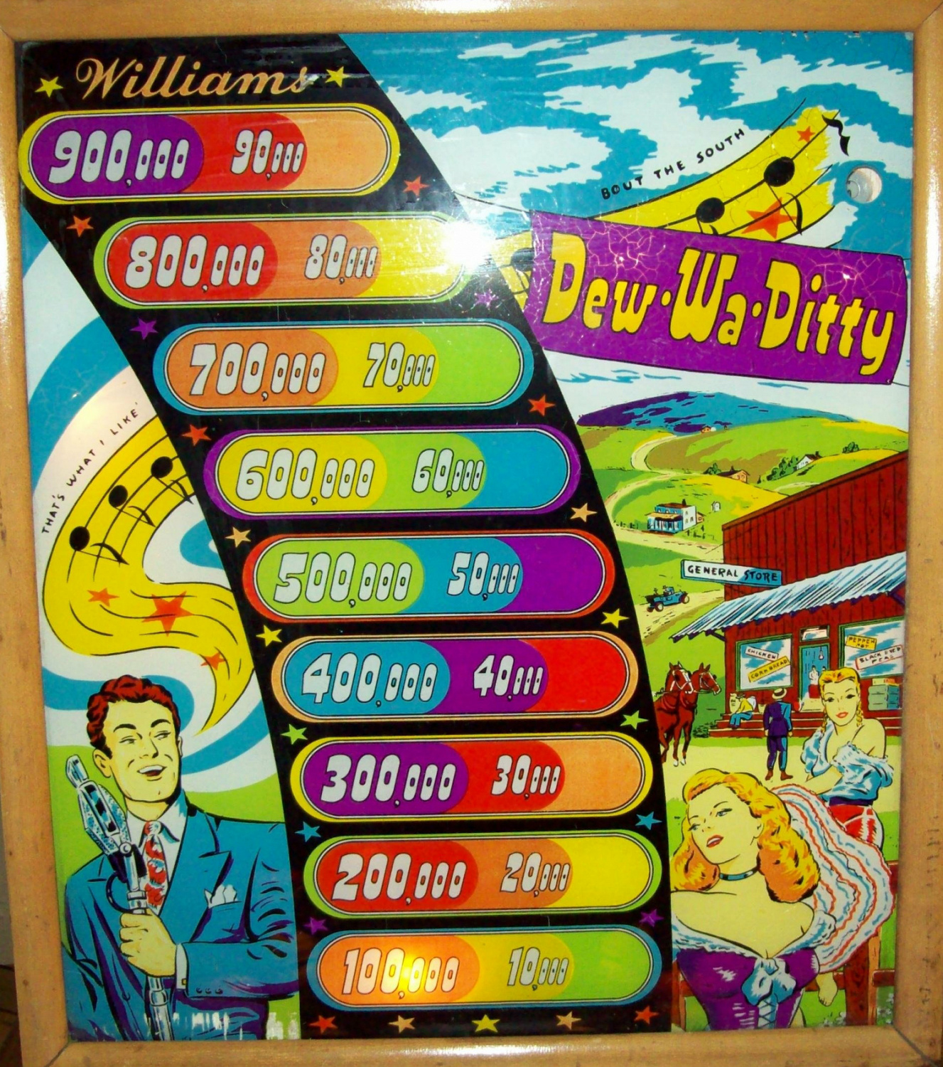 Dew-Wa-Ditty is a vintage pinball machine released by Williams in 1947.