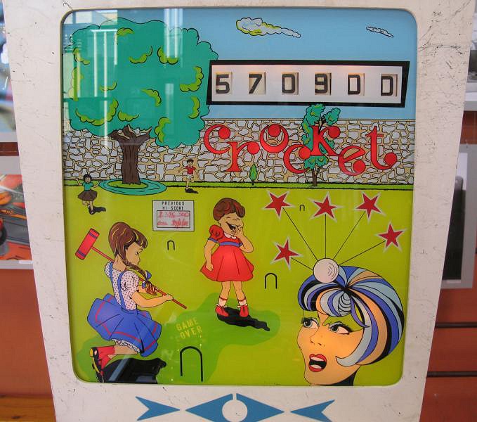 Crocket is a vintage pinball machine designed by Giorgio Massiniero, released in 1975. It offers a classic gameplay experience with vibrant artwork and mechanical elements typical of the era, aiming to capture the excitement of the croquet sport.