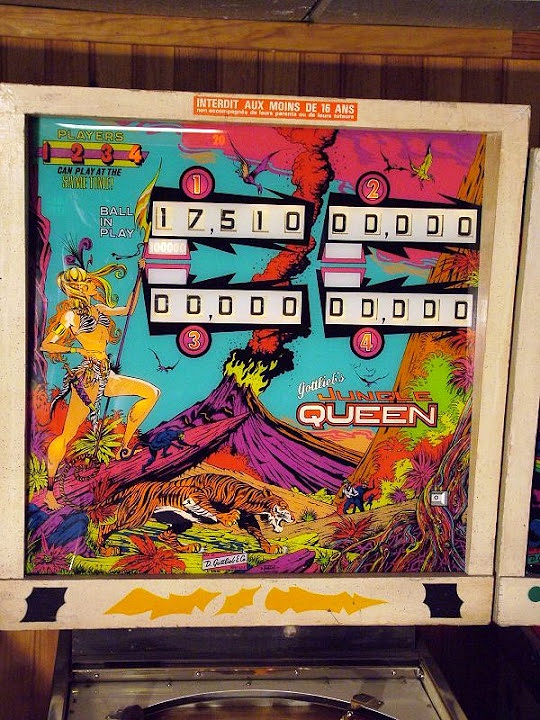 Jungle Queen is a classic electro-mechanical pinball machine released by Gottlieb in 1977. Known for its jungle theme and vibrant artwork, it offers engaging gameplay with various targets and unique features.