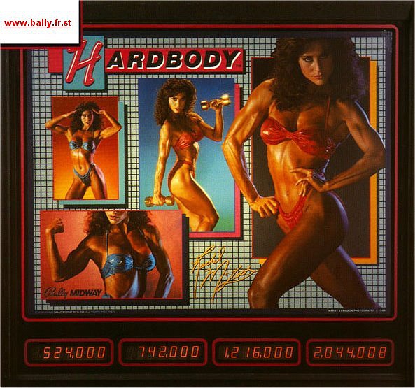 Hardbody is a pinball machine released by Bally, themed around fitness and bodybuilding.