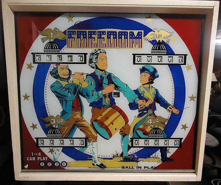 Freedom is an electro-mechanical (EM) pinball machine released by Bally in 1976. It was created to commemorate the United States Bicentennial.