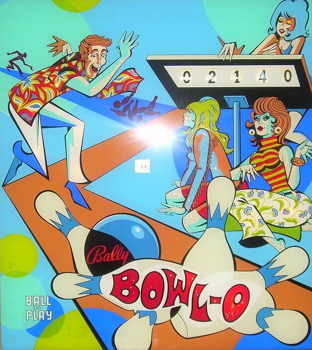 Bowl-O is an electro-mechanical pinball machine released by Bally in 1970, themed around the popular sport of bowling.