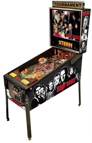 The Sopranos pinball machine, produced by Stern in 2005, is based on the popular HBO television series. It incorporates themes and elements from the show to create an engaging gameplay experience.