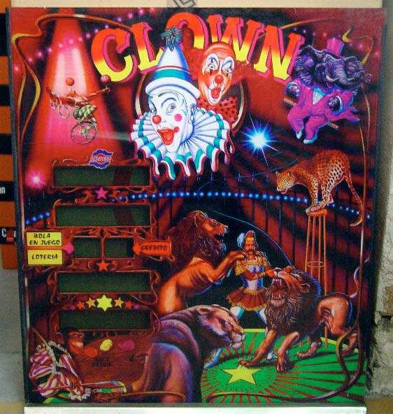 Clown is a pinball machine produced by Inder in 1987 featuring a circus and clown theme.