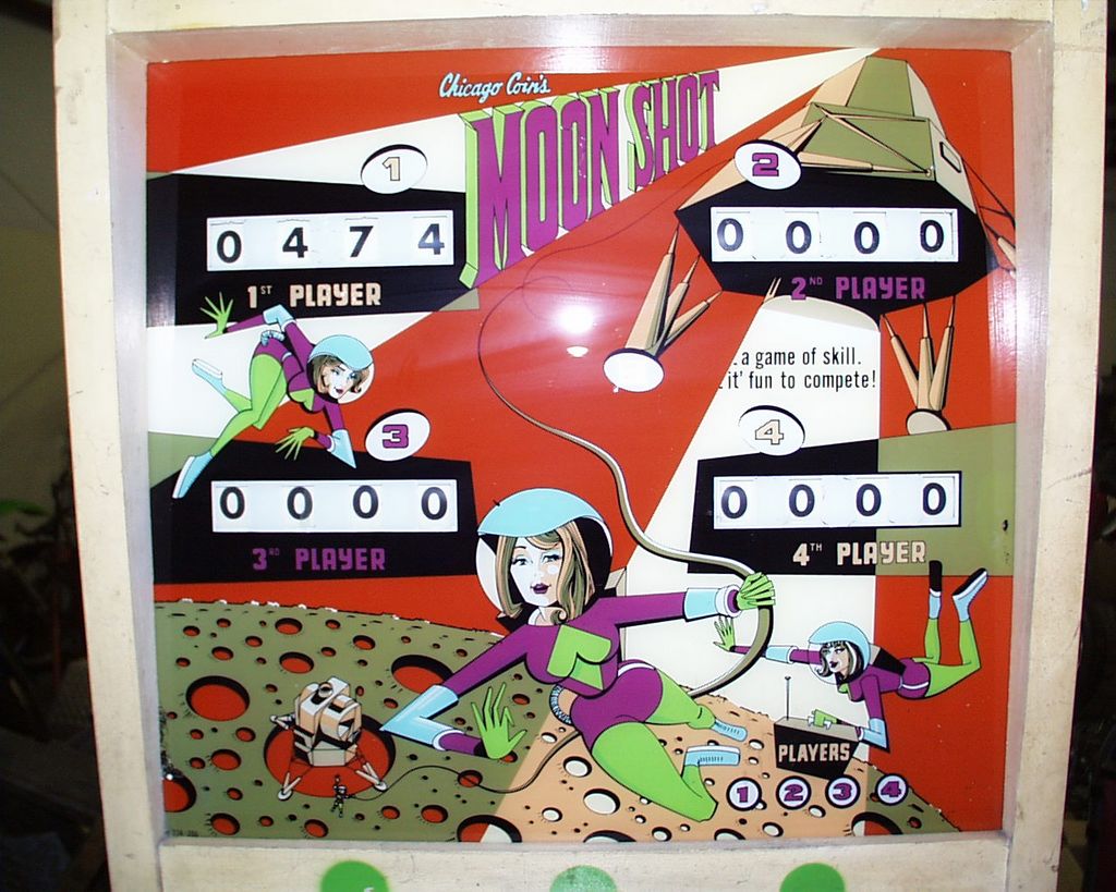 Moon Shot is a pinball machine released by Chicago Coin in 1969. It is themed around space exploration and provides an exciting pinball experience with simple yet engaging gameplay mechanics.