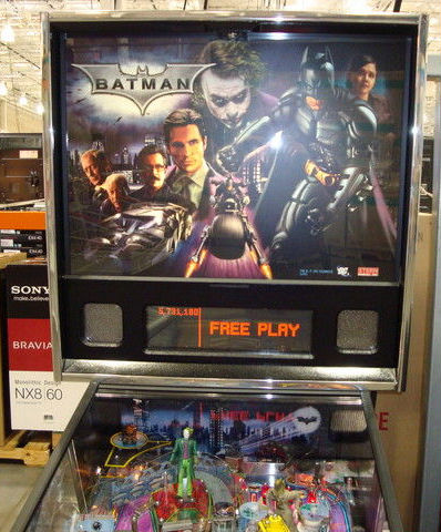 Batman (Standard Model) is a pinball machine released by Stern in 2009, themed around the Dark Knight franchise.