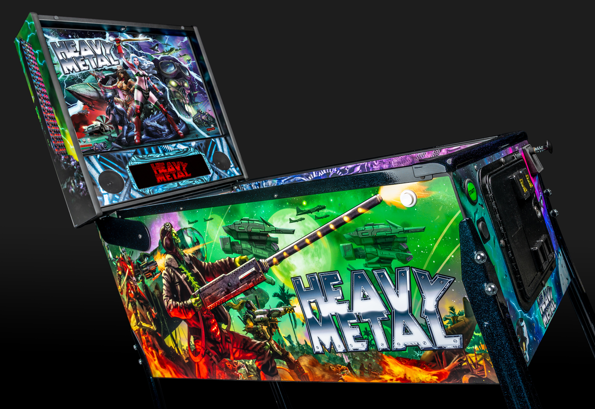 Heavy Metal is a pinball machine released by Stern in 2020, inspired by the science fiction and fantasy magazine of the same name.