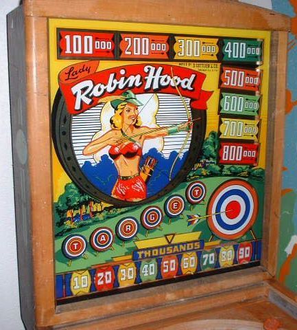 Lady Robin Hood is a classic pinball machine designed by Gottlieb, released in 1948. This vintage game is known for its engaging playfield and challenging gameplay.
