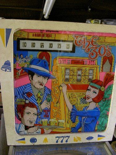 The 30's is a classic electromechanical pinball machine released by Playmatic in 1977. It features a nostalgic 1930's theme with vintage stylings and sound effects to match.